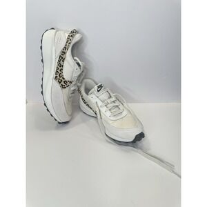 Nike Women's Waffle Debut Phantom Summit White Leopard Sz 8 HF1856-001 NWOB